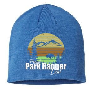 Proud Park Ranger Dad Great Gift Sustainable Beanie