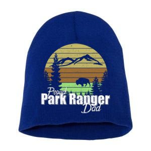 Proud Park Ranger Dad Great Gift Short Acrylic Beanie