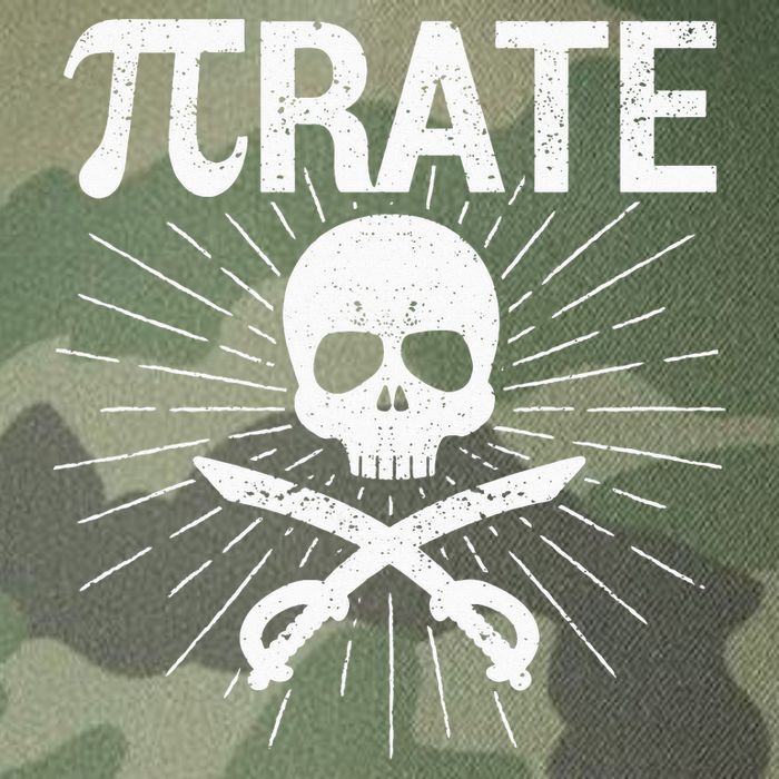 Pirate Pi Rate Pi Day Math Pirates Mathematician Nerd Geek Legacy Tie Dye Trucker Hat