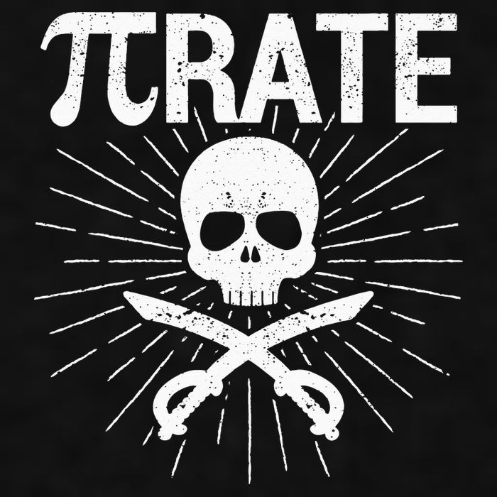 Pirate Pi Rate Pi Day Math Pirates Mathematician Nerd Geek Ladies PosiCharge Tri-Blend Wicking Tank