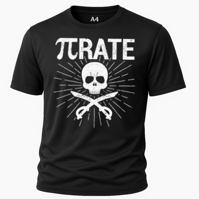 Pirate Pi Rate Pi Day Math Pirates Mathematician Nerd Geek Performance Shirt