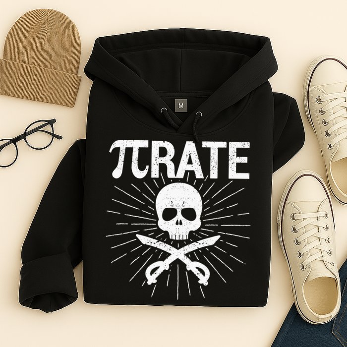 Pirate Pi Rate Pi Day Math Pirates Mathematician Nerd Geek Hoodie