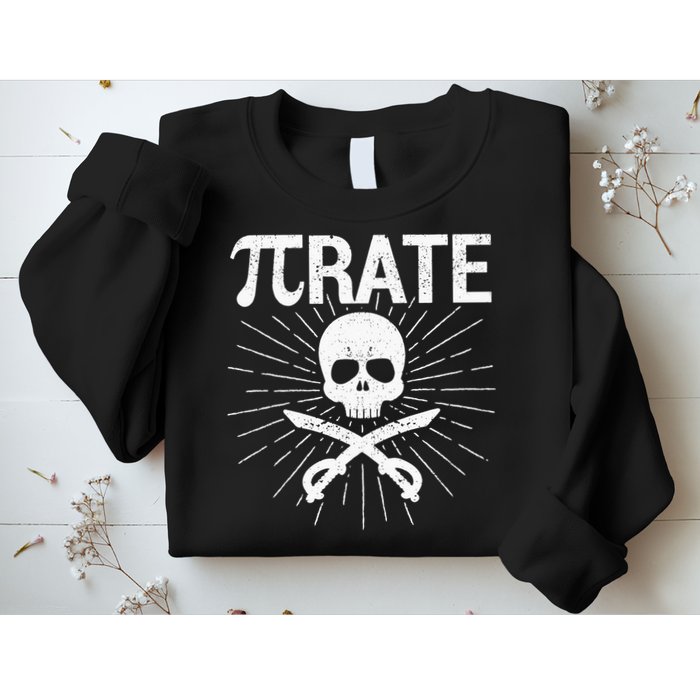 Pirate Pi Rate Pi Day Math Pirates Mathematician Nerd Geek Sweatshirt