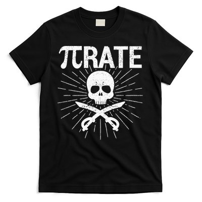 Pirate Pi Rate Pi Day Math Pirates Mathematician Nerd Geek T-Shirt