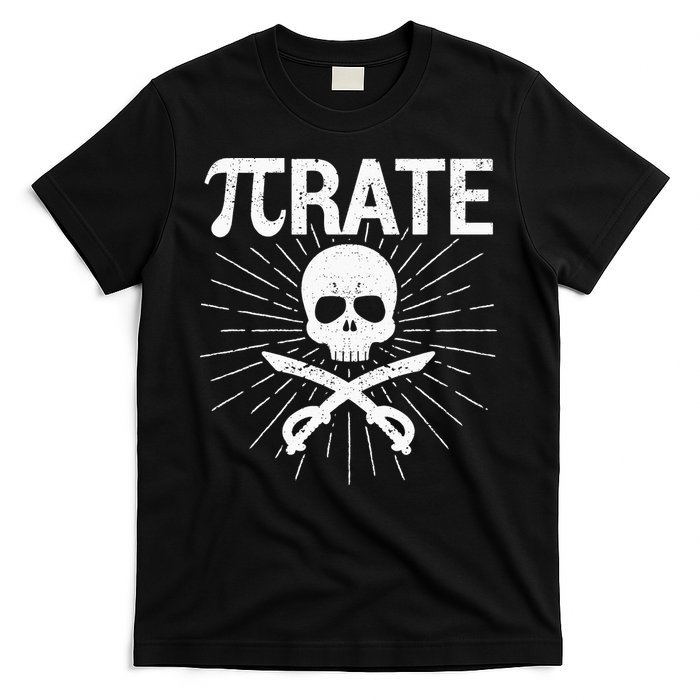 Pirate Pi Rate Pi Day Math Pirates Mathematician Nerd Geek T-Shirt