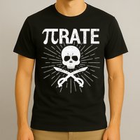 Pirate Pi Rate Pi Day Math Pirates Mathematician Nerd Geek T-Shirt