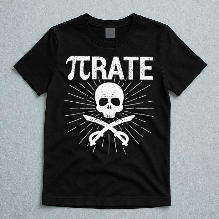 Pirate Pi Rate Pi Day Math Pirates Mathematician Nerd Geek T-Shirt