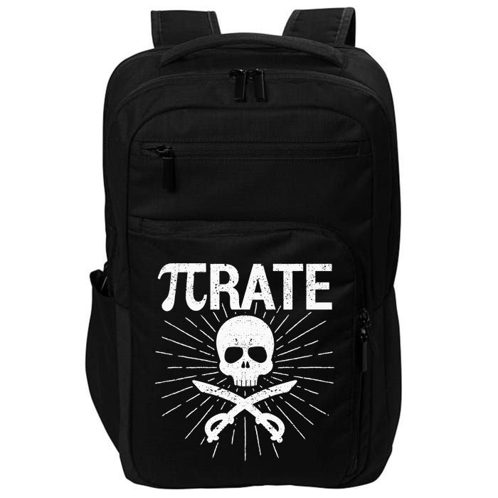 Pirate Pi Rate Pi Day Math Pirates Mathematician Nerd Geek Impact Tech Backpack