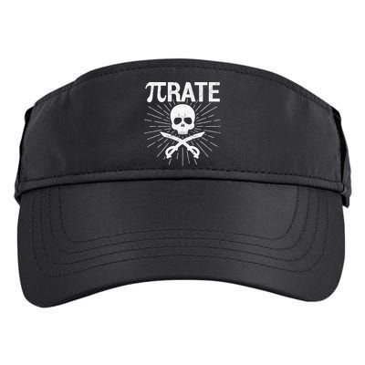 Pirate Pi Rate Pi Day Math Pirates Mathematician Nerd Geek Adult Drive Performance Visor