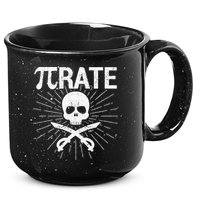 Pirate Pi Rate Pi Day Math Pirates Mathematician Nerd Geek 15oz Campfire Ceramic Mug