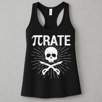 Pirate Pi Rate Pi Day Math Pirates Mathematician Nerd Geek Womens Tank Top