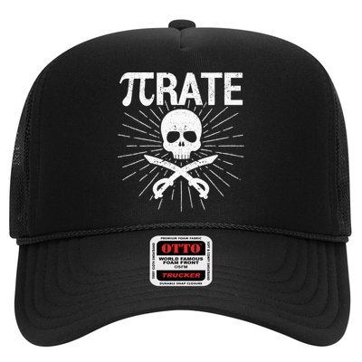 Pirate Pi Rate Pi Day Math Pirates Mathematician Nerd Geek Trucker Hat