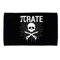 Pirate Pi Rate Pi Day Math Pirates Mathematician Nerd Geek Microfiber Hand Towel