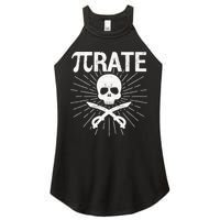 Pirate Pi Rate Pi Day Math Pirates Mathematician Nerd Geek Women's Perfect Tri Rocker Tank