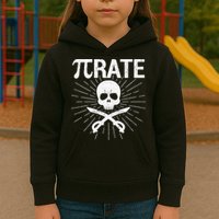 Pirate Pi Rate Pi Day Math Pirates Mathematician Nerd Geek Kids Hoodie