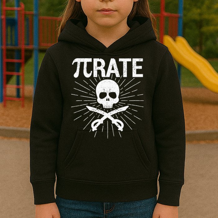 Pirate Pi Rate Pi Day Math Pirates Mathematician Nerd Geek Kids Hoodie