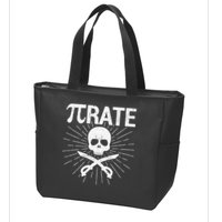 Pirate Pi Rate Pi Day Math Pirates Mathematician Nerd Geek Zip Tote Bag