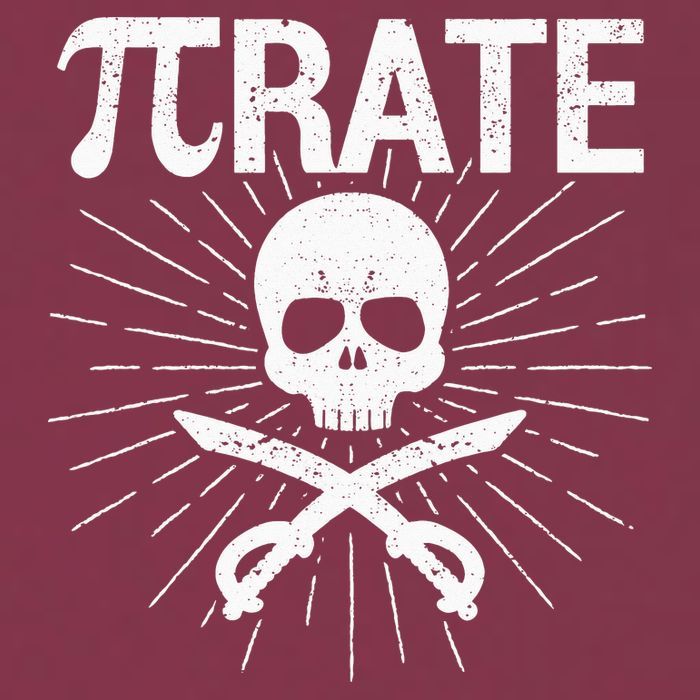 Pirate Pi Rate Pi Day Math Pirates Mathematician Nerd Geek 16oz Travel Tumbler