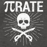 Pirate Pi Rate Pi Day Math Pirates Mathematician Nerd Geek Vector Backpack