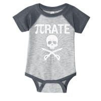 Pirate Pi Rate Pi Day Math Pirates Mathematician Nerd Geek Infant Baby Jersey Bodysuit