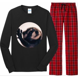 Pedro Pedro Racoon Dance Popular Internet Meme Racoon Day Long Sleeve Pajama Set