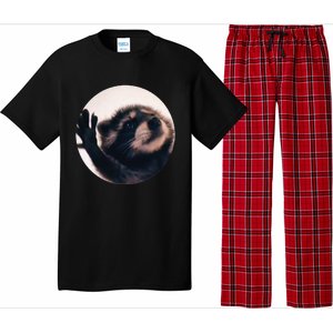 Pedro Pedro Racoon Dance Popular Internet Meme Racoon Day Pajama Set