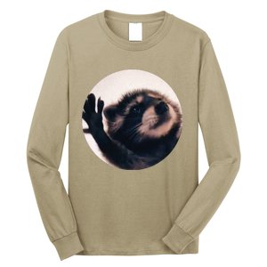 Pedro Pedro Racoon Dance Popular Internet Meme Racoon Day Long Sleeve Shirt