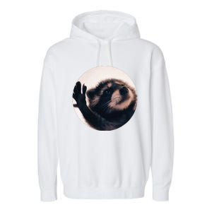 Pedro Pedro Racoon Dance Popular Internet Meme Racoon Day Garment-Dyed Fleece Hoodie