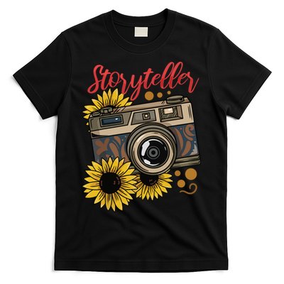 Photographer Photography Storyteller Camera Gift T-Shirt