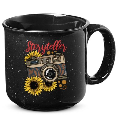 Photographer Photography Storyteller Camera Gift 15oz Campfire Ceramic Mug