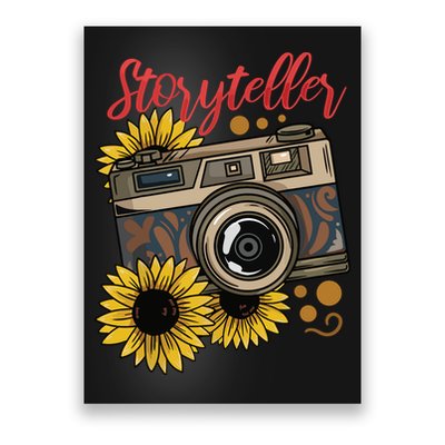 Photographer Photography Storyteller Camera Gift Poster