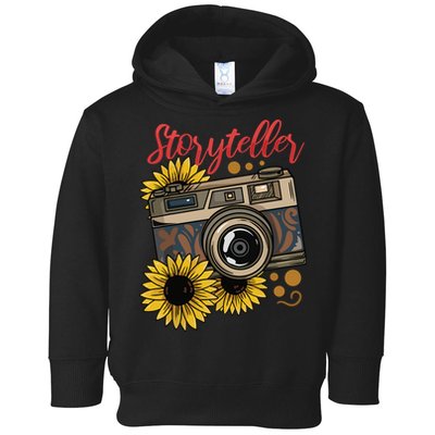 Photographer Photography Storyteller Camera Gift Toddler Hoodie