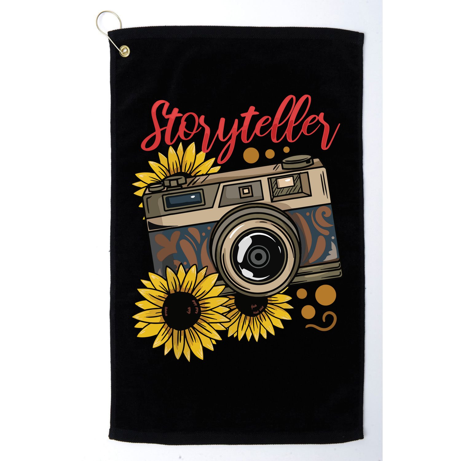Photographer Photography Storyteller Camera Gift Golf Towel