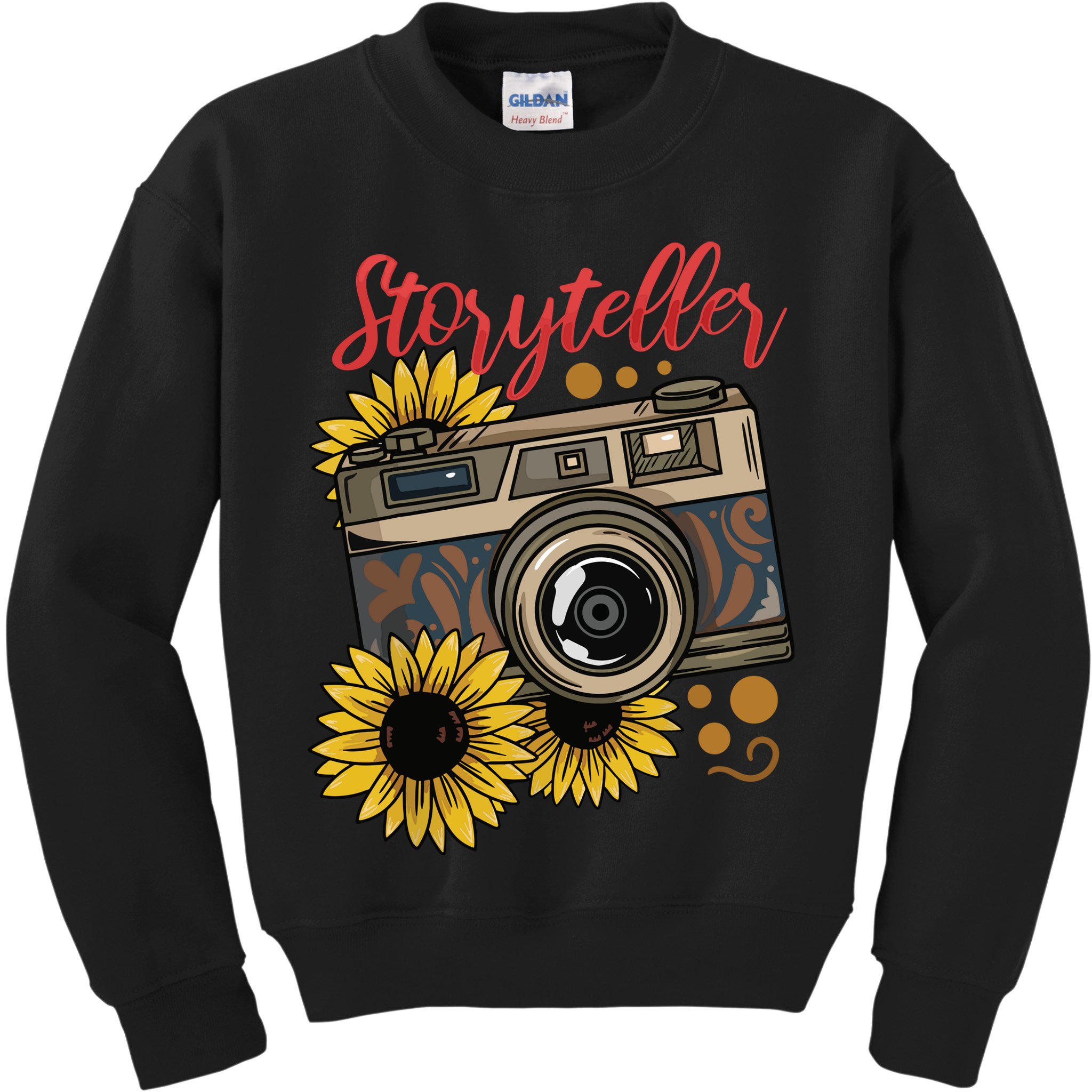 Photographer Photography Storyteller Camera Gift Kids Sweatshirt