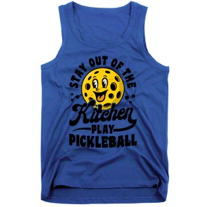 Play Pickleball Stay Out Of The Kitchen Funny Gift Tank Top