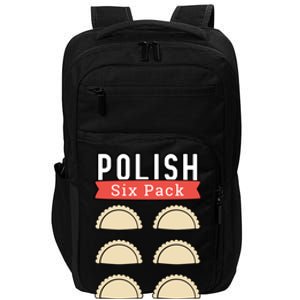 Polish Pierogi Six Pack Funny Abs Gym Design Gift Impact Tech Backpack