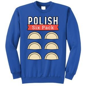 Polish Pierogi Six Pack Funny Abs Gym Design Gift Sweatshirt