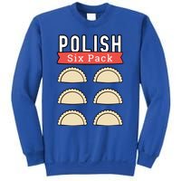 Polish Pierogi Six Pack Funny Abs Gym Design Gift Sweatshirt