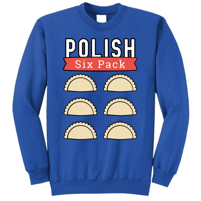 Polish Pierogi Six Pack Funny Abs Gym Design Gift Sweatshirt