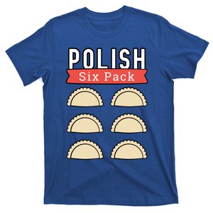 Polish Pierogi Six Pack Funny Abs Gym Design Gift T-Shirt