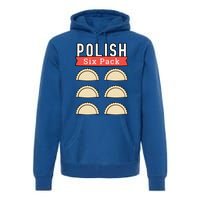 Polish Pierogi Six Pack Funny Abs Gym Design Gift Premium Hoodie