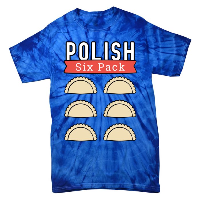 Polish Pierogi Six Pack Funny Abs Gym Design Gift Tie-Dye T-Shirt