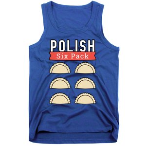 Polish Pierogi Six Pack Funny Abs Gym Design Gift Tank Top