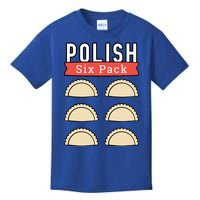 Polish Pierogi Six Pack Funny Abs Gym Design Gift Kids T-Shirt