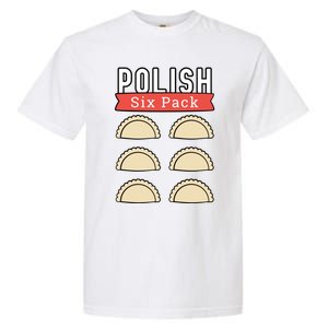 Polish Pierogi Six Pack Funny Abs Gym Design Gift Garment-Dyed Heavyweight T-Shirt