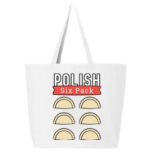 Polish Pierogi Six Pack Funny Abs Gym Design Gift 25L Jumbo Tote