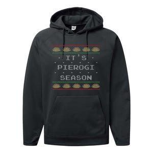 Polish Pierogi Season Performance Fleece Hoodie