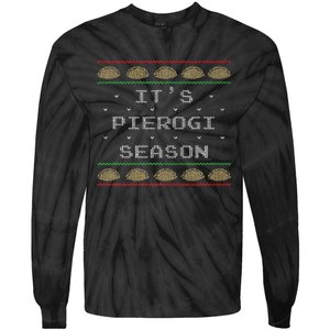 Polish Pierogi Season Tie-Dye Long Sleeve Shirt