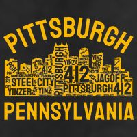 Pittsburgh Pennsylvania Steel City Skyline 412 Yinz Home Cool Comfort Performance Bucket Hat