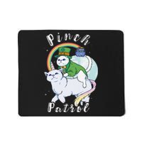 Pinch Patrol St Patricks Day Cats Green Saint Patrick's Day Mousepad